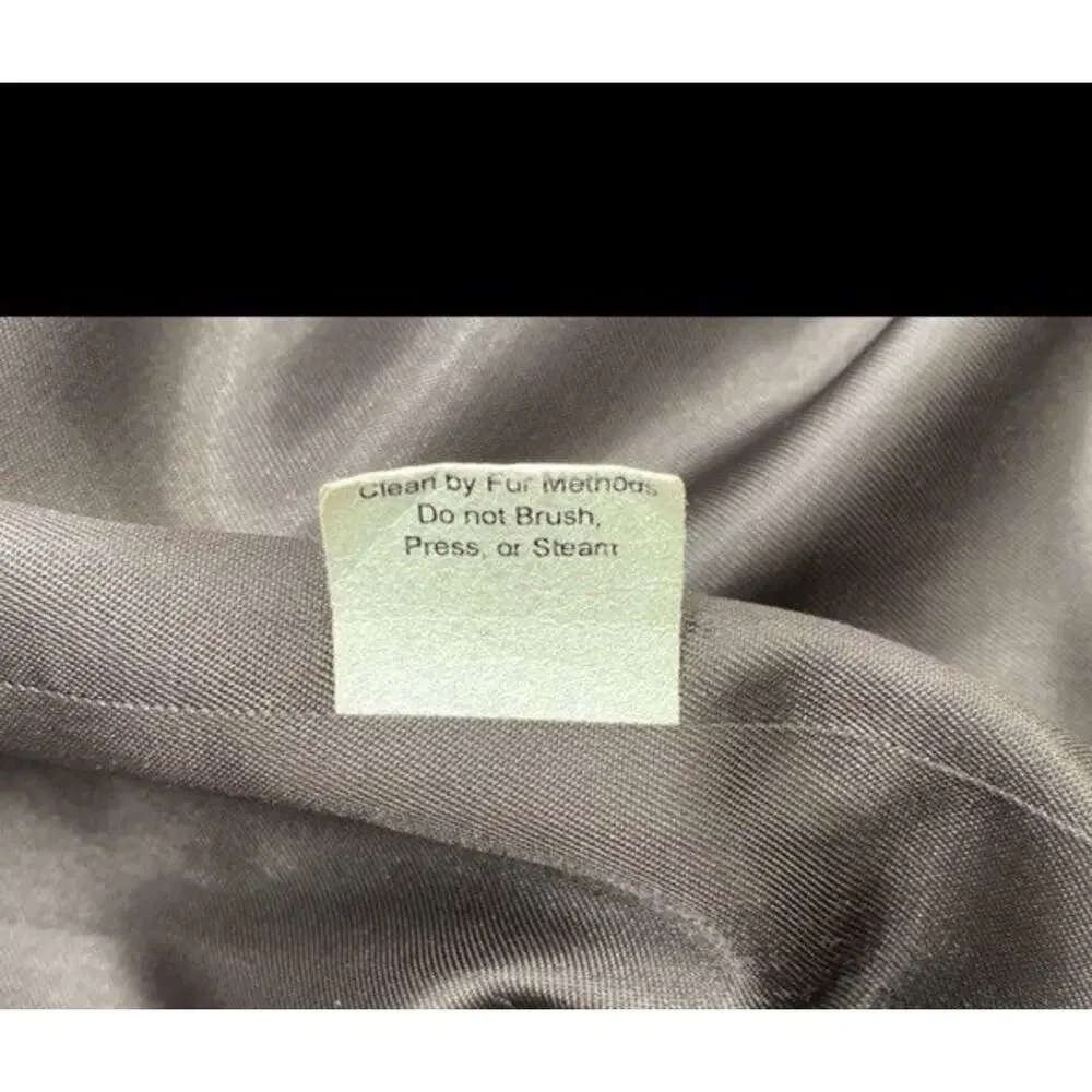 Gallery Faux Fur Coat Jacket Brown Faux Mink Look – Women’s Med 42w Lux Soft - Picture 3 of 6